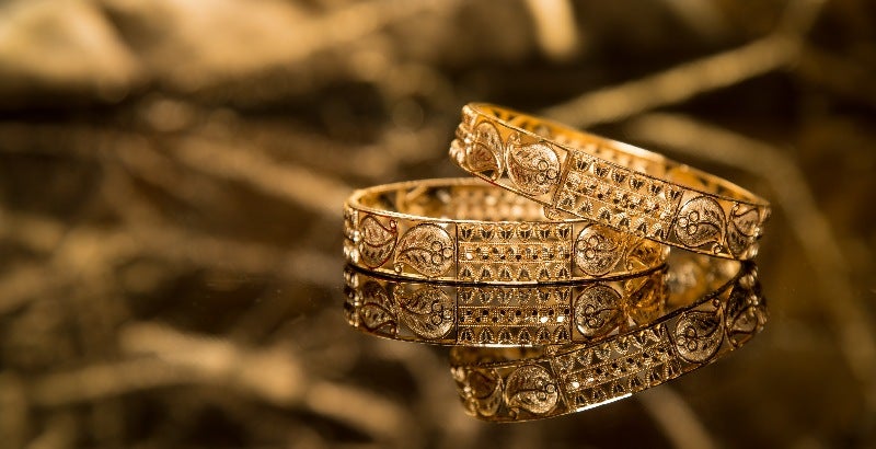 Gold plated jewelry